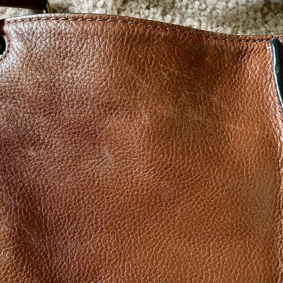 Fossil brown leather crossbody - Picture 3 of 5